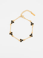 MIDNIGHT CLOVER BRACELET | 18K Gold
