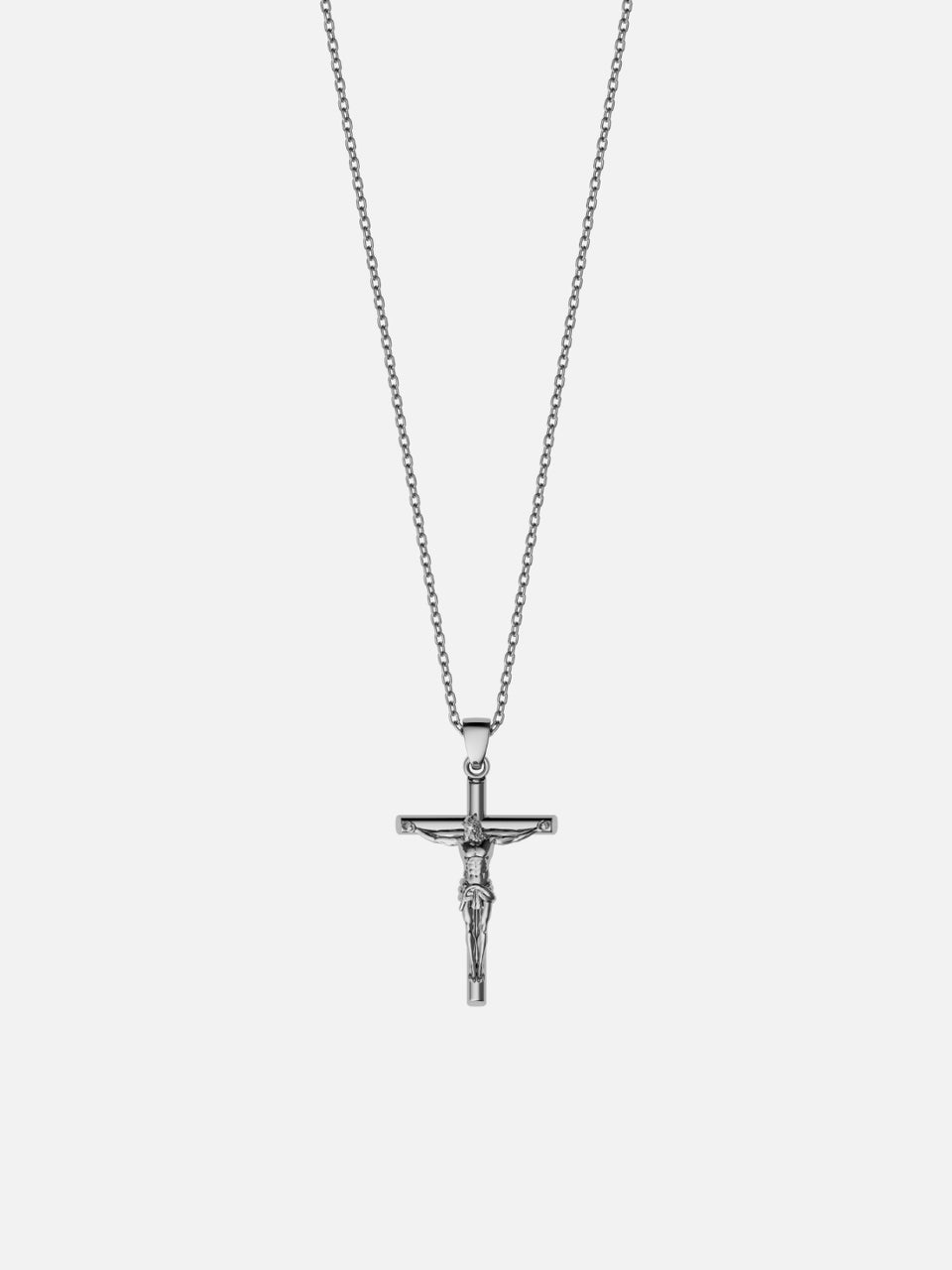 Colar Crucifixo Milano Prata