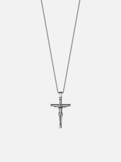 Colar Crucifixo Milano Prata