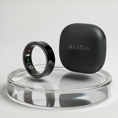 Smart Ring AURA + Estojo de Recarga Gratuito