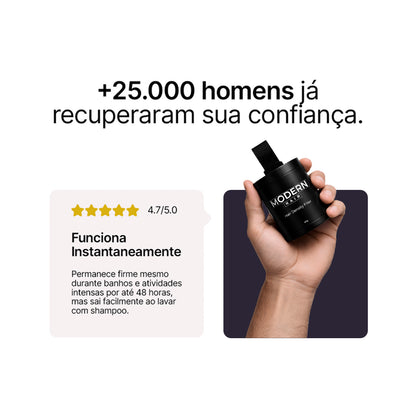 Modern Hair® – Camuflagem Capilar Profissional - Compre 1 e Leve 2